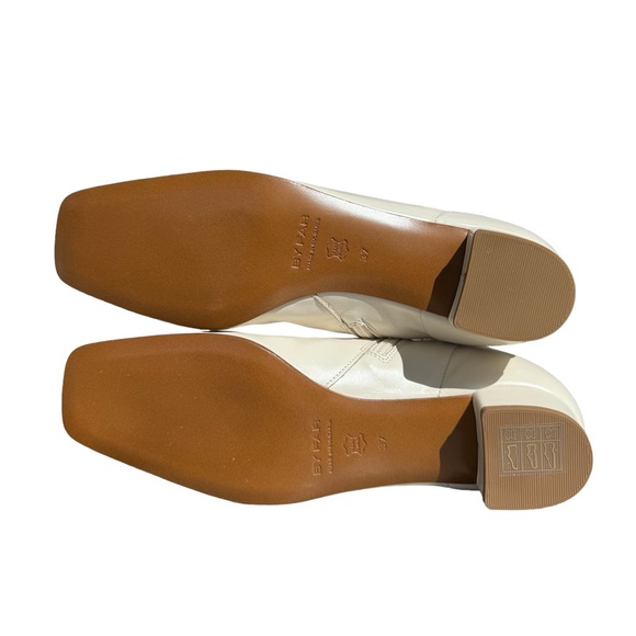 [NWT] BY FAR LEATHER EDIE BOOT - Color: Off White - Size: 37 - Picture 3 of 4